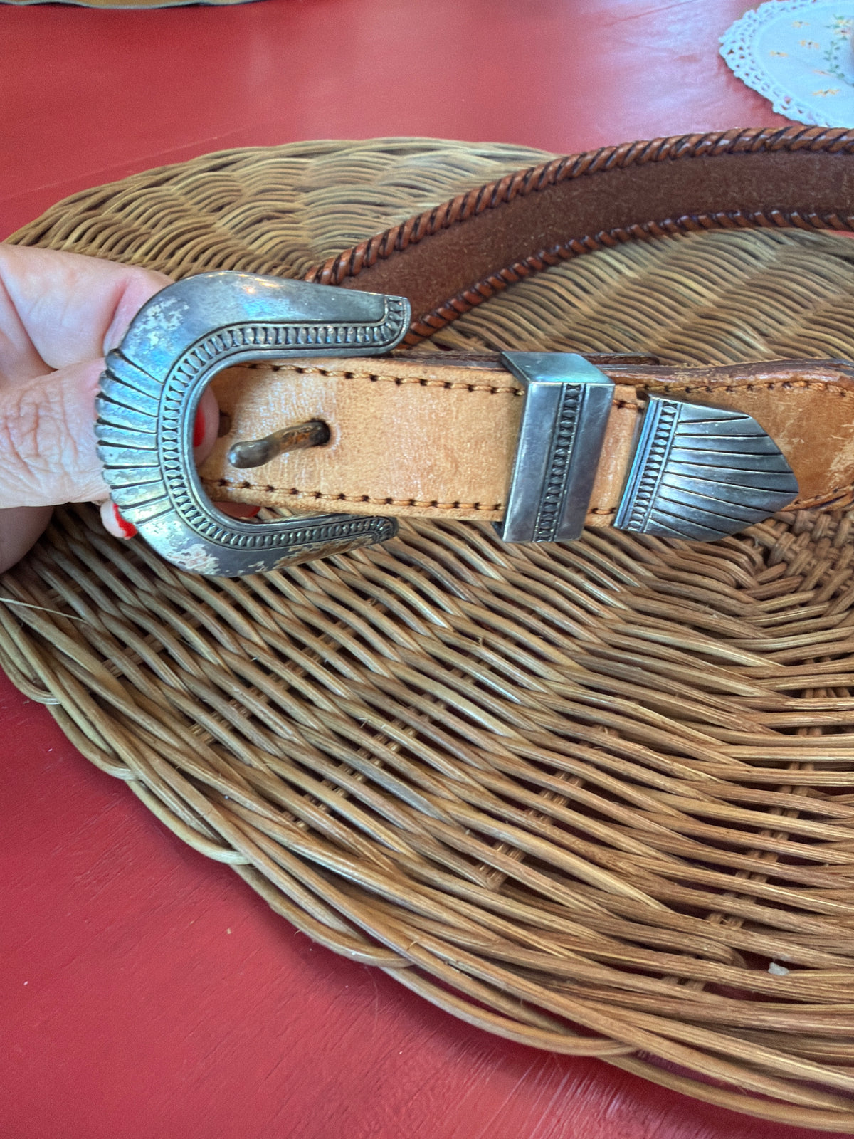 Western Leather Belt