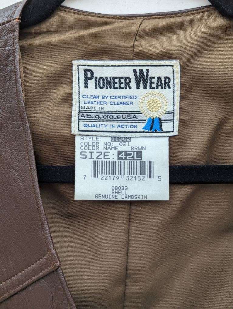 Vintage Brown Leather Vest