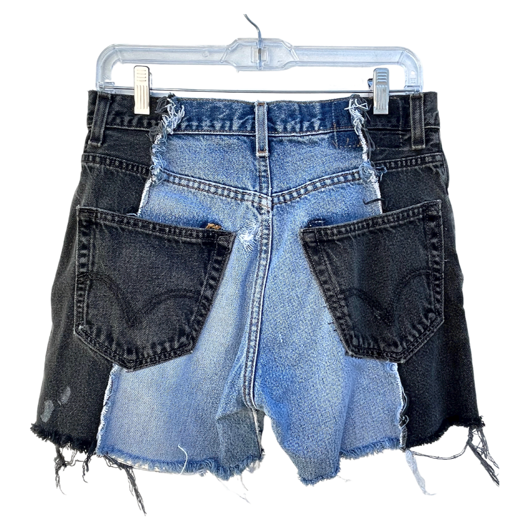 Two Tone Levi 517 Jean Shorts