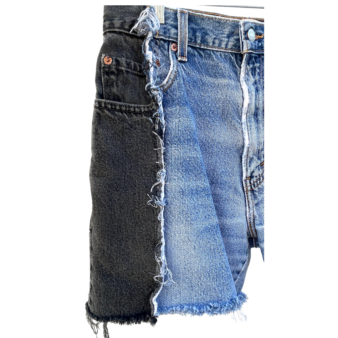 Two Tone Levi 517 Jean Shorts