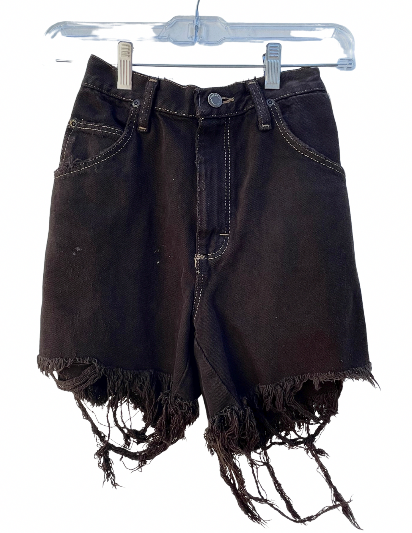 Brown Wrangler Cut Off Shorts