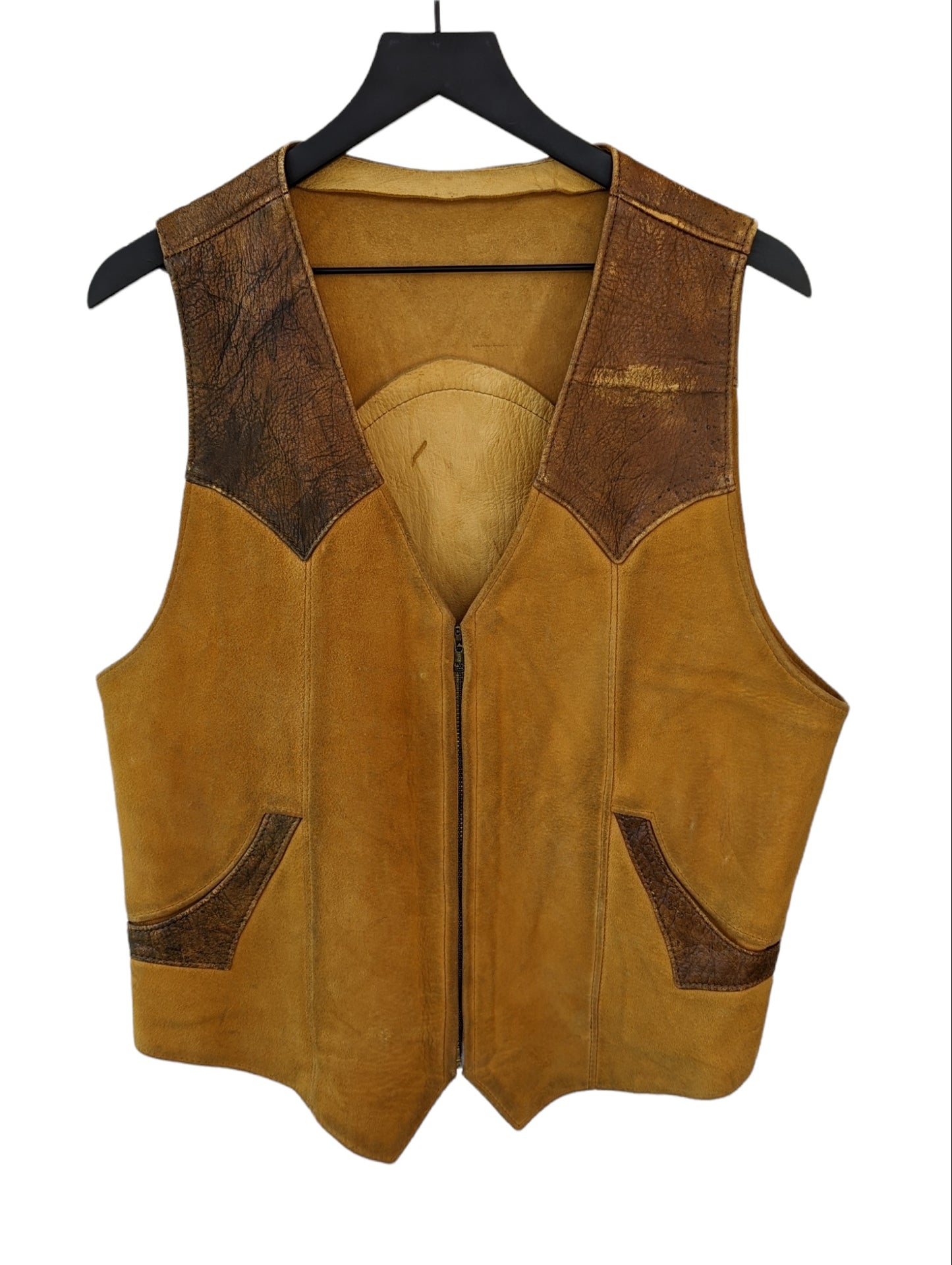 Leather Suede Vest