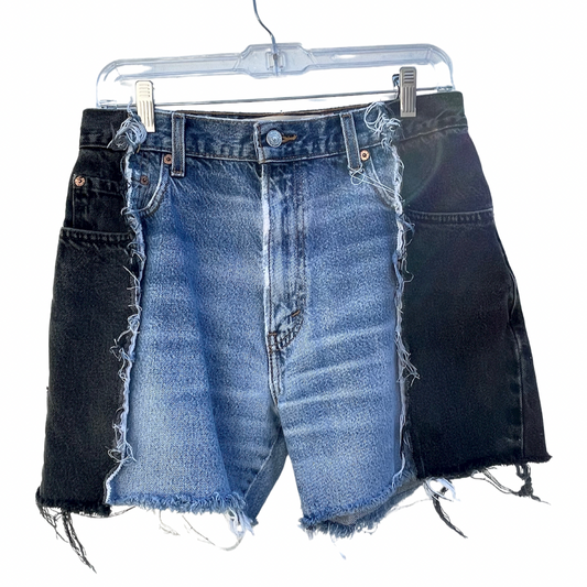 Two Tone Levi 517 Jean Shorts