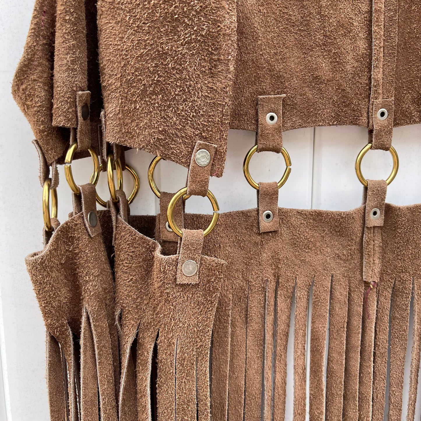 Leather Fringe Vest