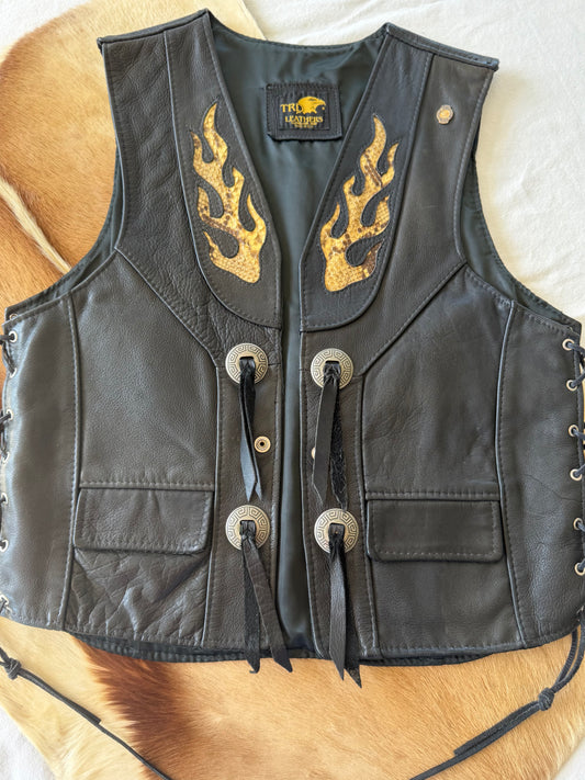 Slither Leather Vest