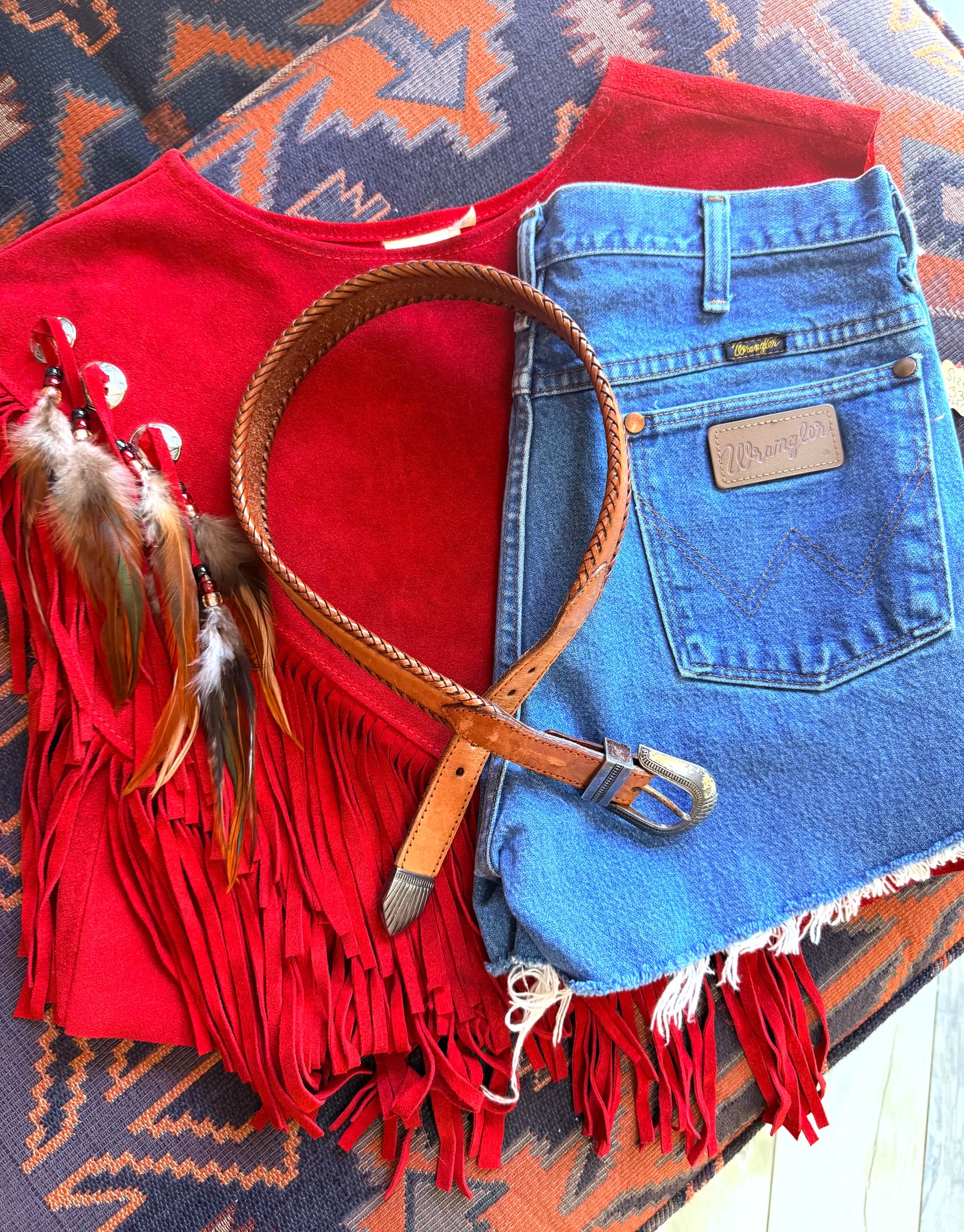 Western Leather Belt
