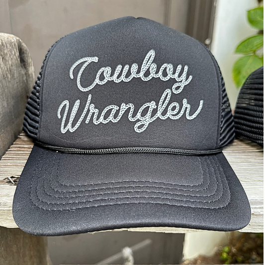 Cowboy Wrangler Trucker Hat