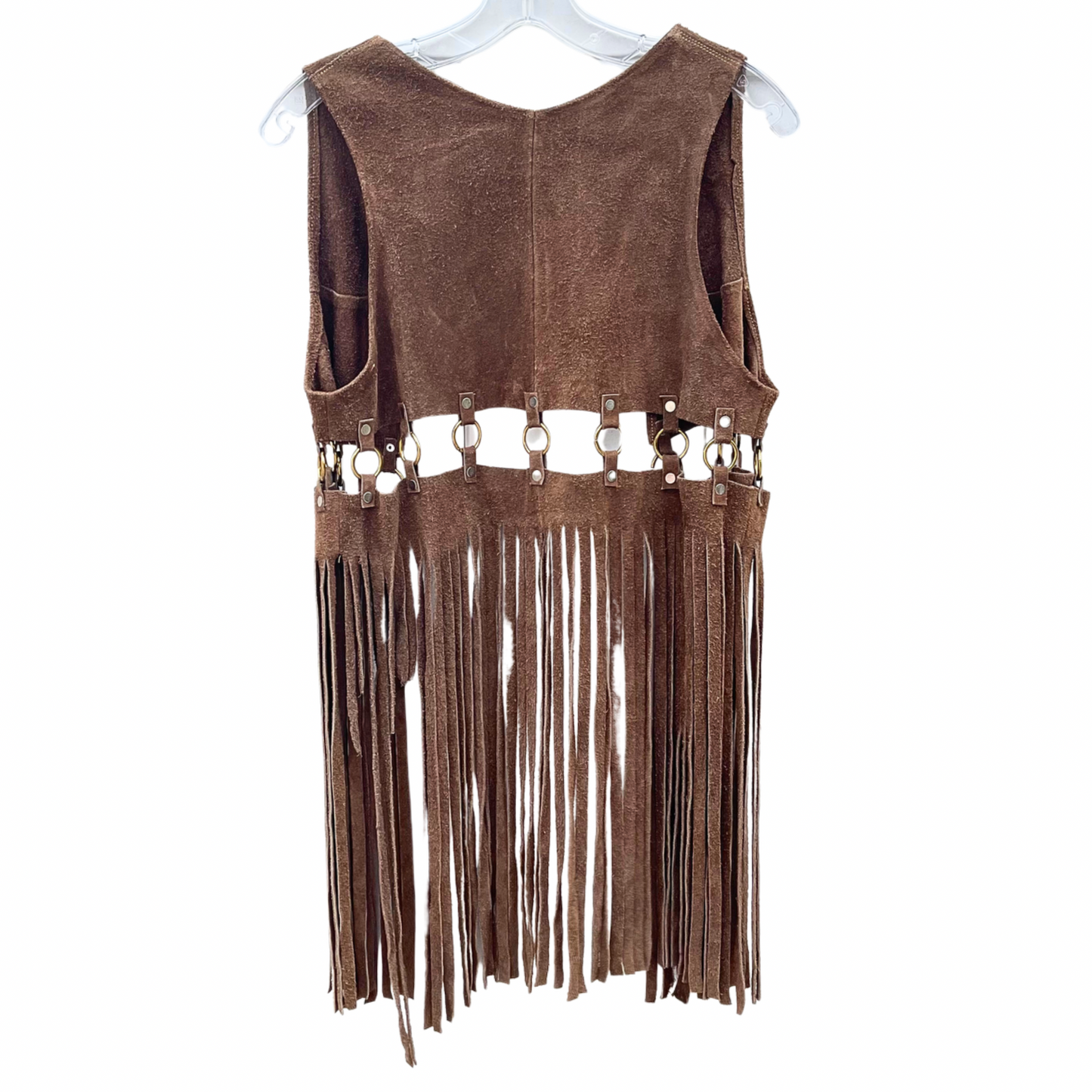 Leather Fringe Vest