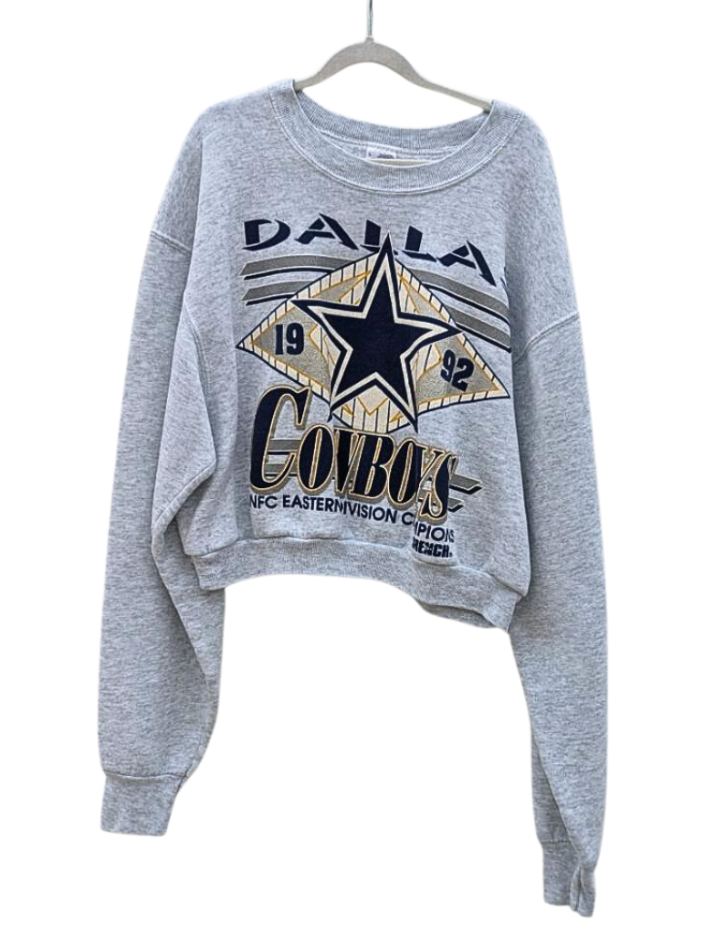 Dallas Cowboy’s Cropped Sweatshirt