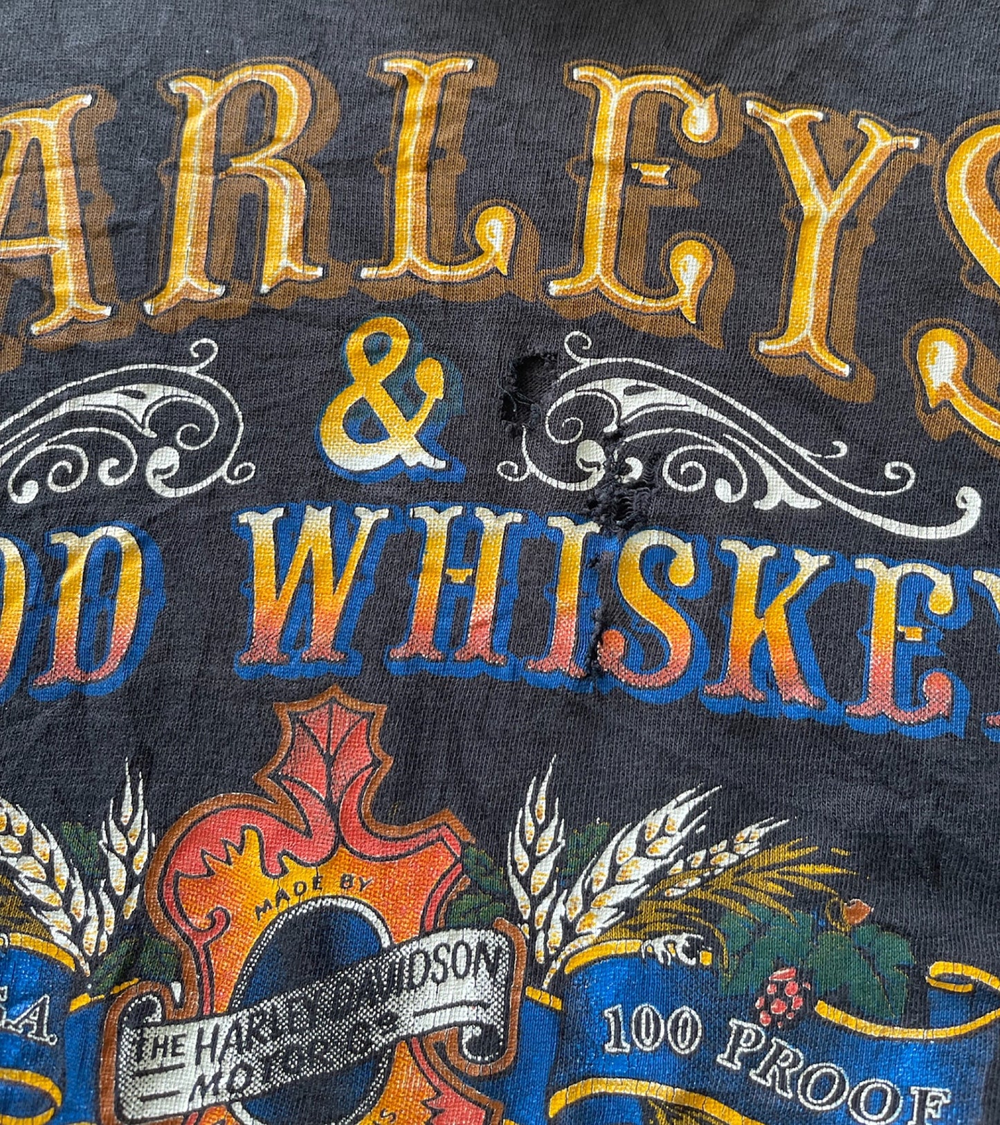 Harleys and Good Whiskey Tee