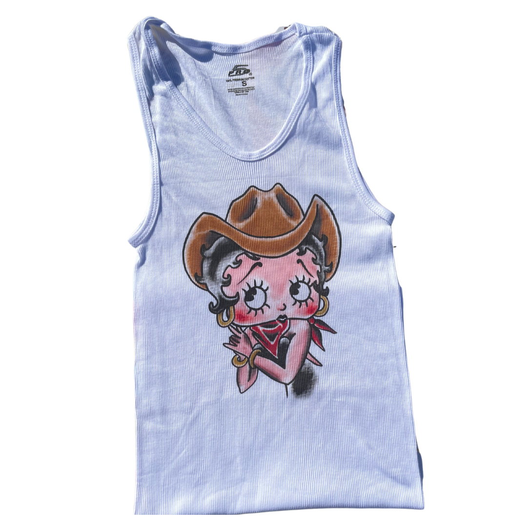 Cow Girl Boop Tank